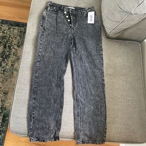 12th Tribe Black Asymmetrical Jean
